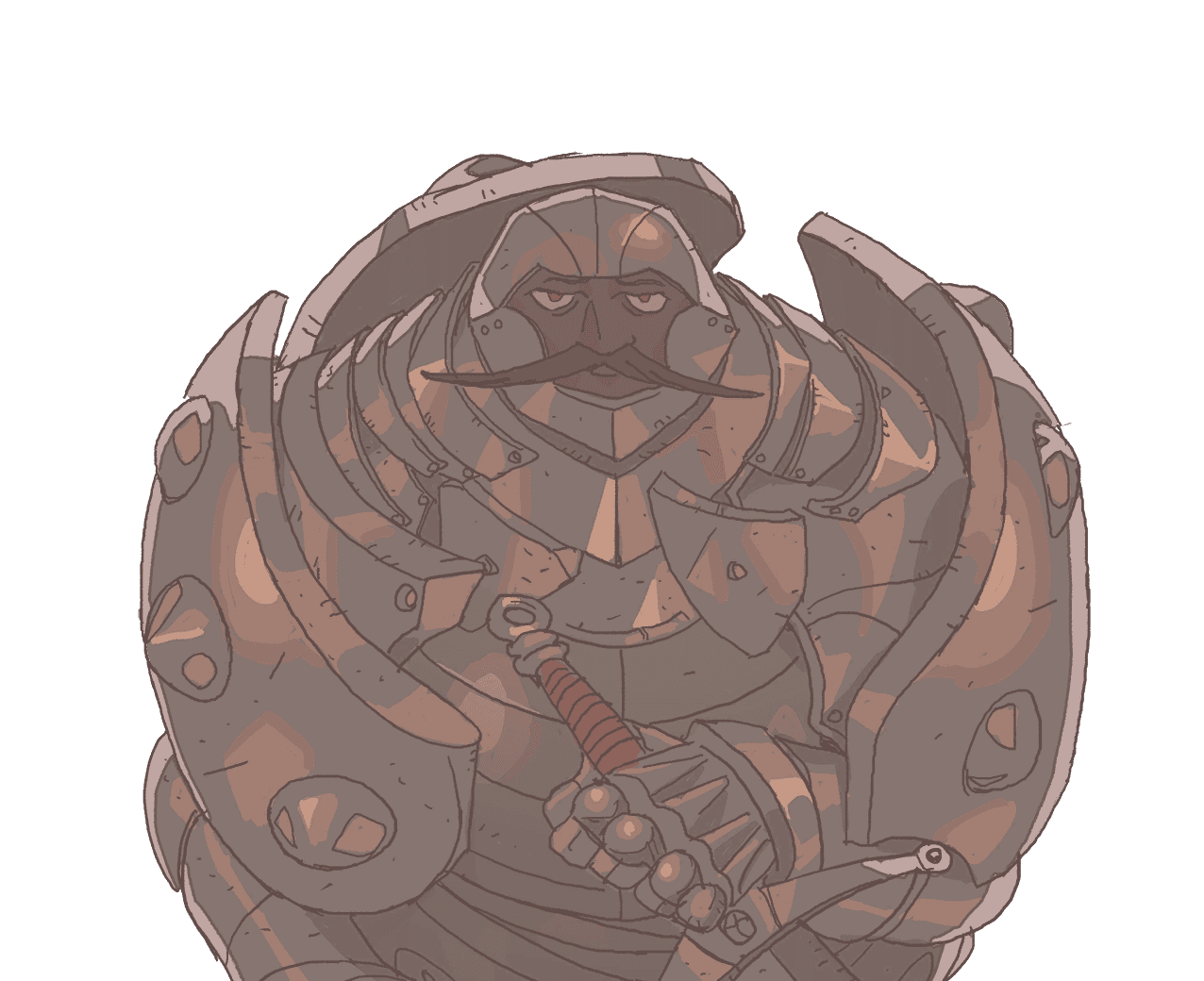 Portrait of Childeric from Sovereign Tower